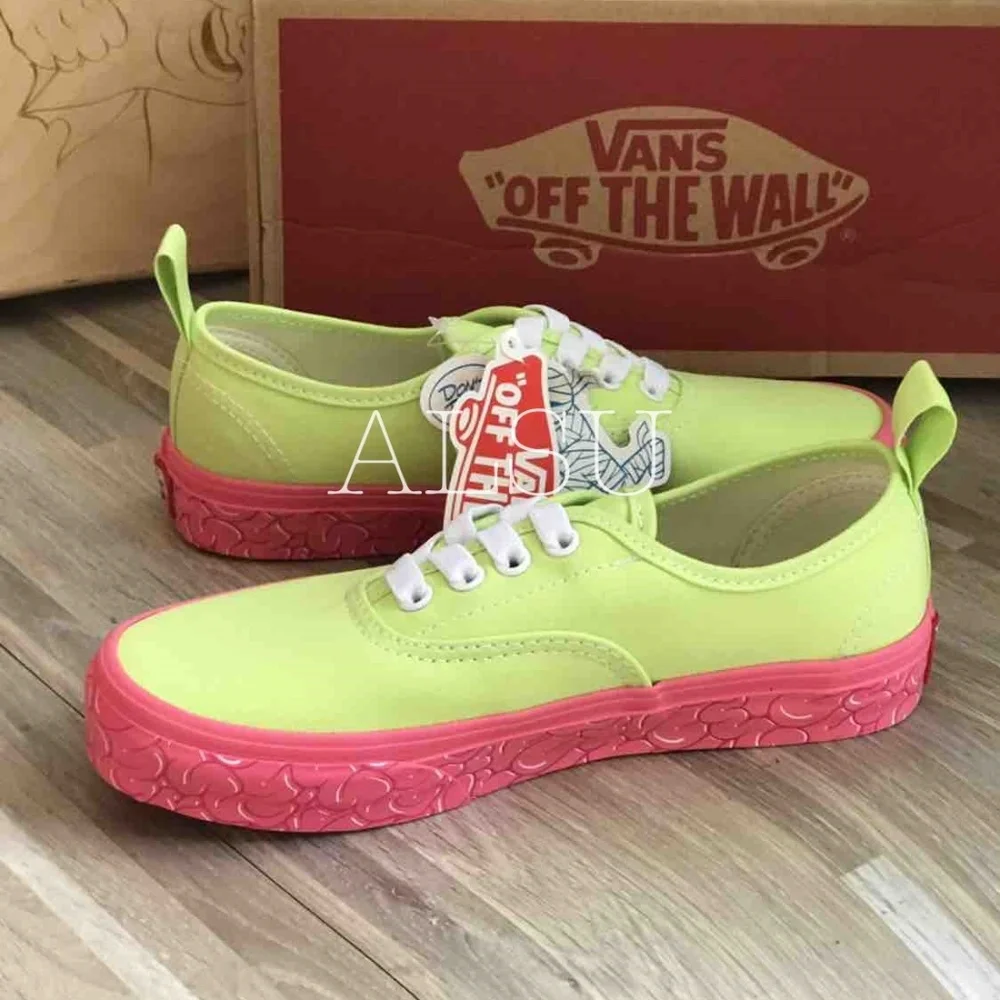 💖MEGA SALE💖VANS Authentic VN0A38H4URQ Elastic Brain Wall Green Kid's Size 11